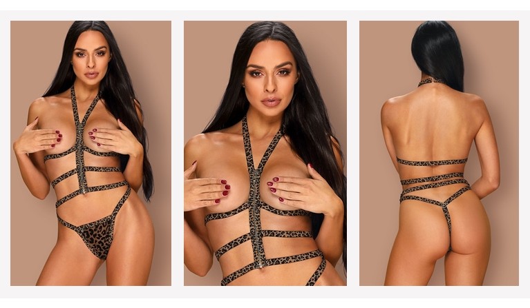 Tigrita conjunto de 2 peças padrão oncinha  | disponível até ao XXL