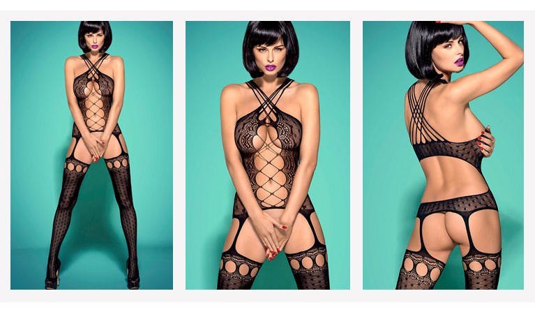 Bodystocking G313 preto