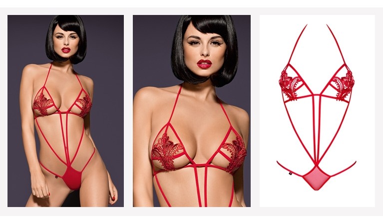 Luiza body em vermelho S/M 36/38