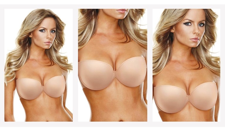 Divabra® soutien adesivo invisível push-up microfibra pele