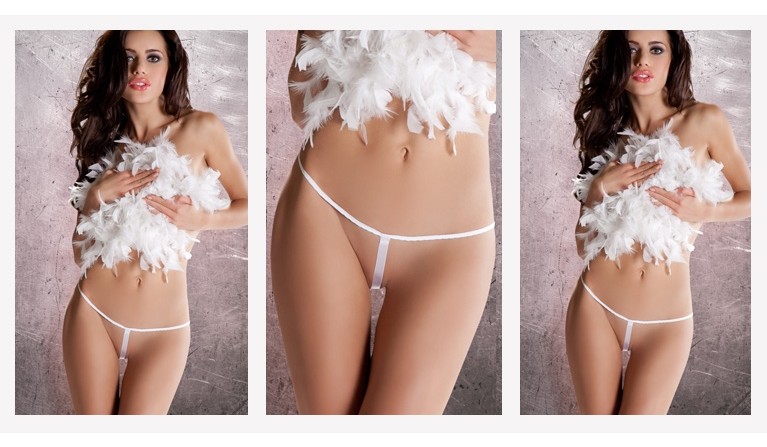Micro tanga fita branca 003