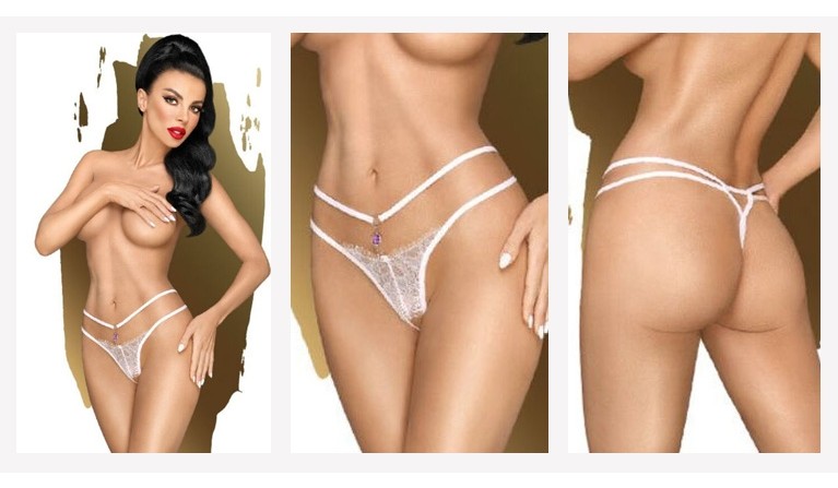 Tanga aberta Secret rosa bebe