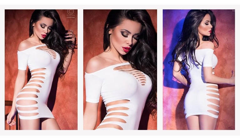 Vestido CR-4169 branco