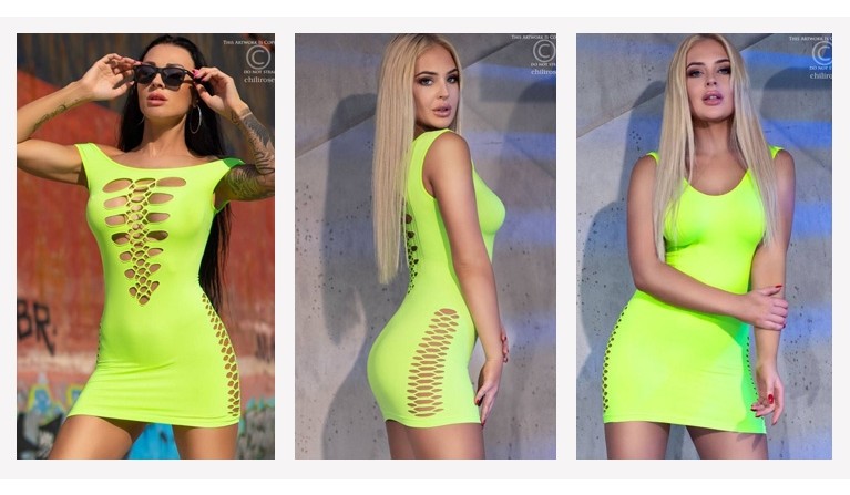 Vestido versátil CR-4304 verde