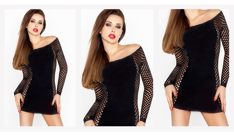 Vestido de rede 25 preto  | Promoção até dia 31.12.22